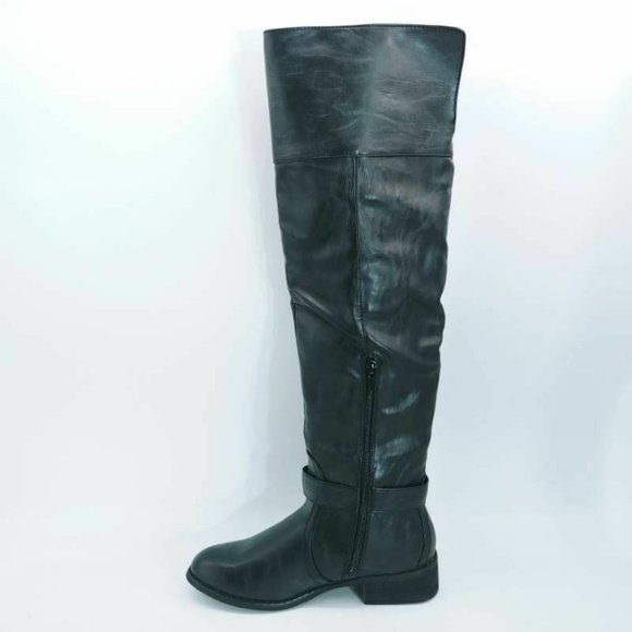 Nature Breeze Womens Riding Boots Black‎ 5.5 - Picture 2 of 11